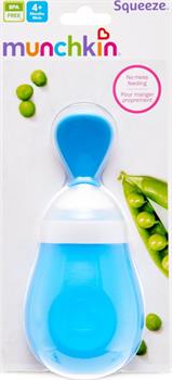 Munchkin Squeeze Spoon Μπλε Κουτάλι Ρυθμιζόμενης Ροής 4m+ 142 gr