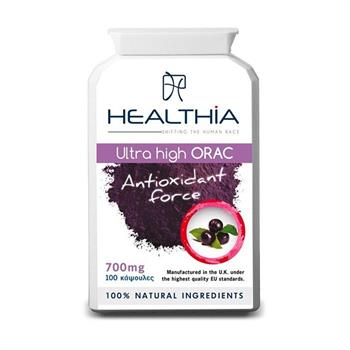 Healthia Ultra High Orac Antioxidant Force Πλούσιο σε Αντιοξειδωτικά 700mg 100 κάψουλες