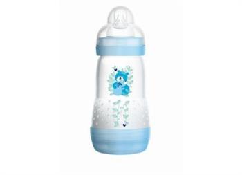 MAM Easy Start Anti-Colic Πλαστικό Μπιμπερό Μπλε 2m+ Κατά των Κολικών με Θηλή Σιλικόνης 260ml