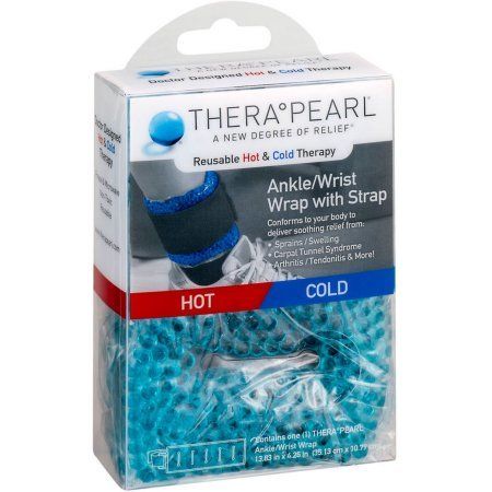 TheraPearl Reusable Hot & Cold Therapy Ankle/Wrist Wrap Θερμοφόρα/Παγοκύστη Ασρταγάλου/Καρπού 1τμχ