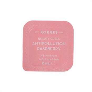 Korres Beauty Cubes Antipollution Raspberry Jelly Face Mask 8ml