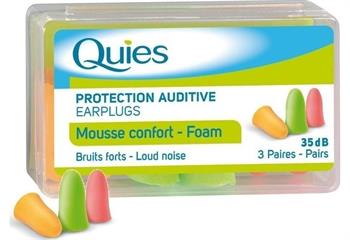 Quies Mousse Confort Foam Earplugs Ωτοασπίδες 3 ζεύγη