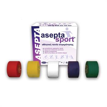 Asepta Sport Αθλητική Ταινία Συγκράτησης 3.75cm x 10m Μπλε