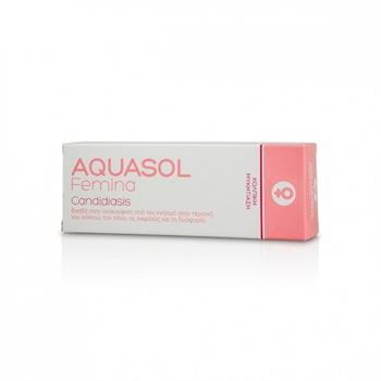 Aquasol Femina Candidiasis Κρέμα για Kολπική Mυκητίαση 30ml