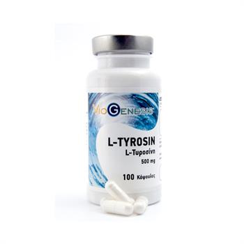 Viogenesis L-Tyrosin 500 mg, 100 caps