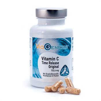 Viogenesis Vitamin C Time Release Original Triple Phase 120 κάψουλες
