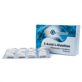 Viogenesis S-Acetyl-L-Glutathion 60 κάψουλες