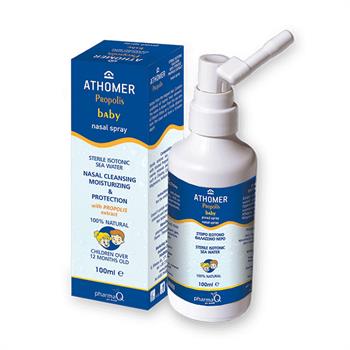 Athomer Baby Spray Propolis Στείρο Ισότονο Θαλασσινό Νερό 100ml