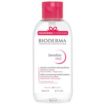 Bioderma Sensibio H2O Διάλυμα Καθαρισμού με Αντίστροφη Αντλία, 850ml