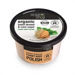 Natura Siberica Organic Shop Sweet Almond & Cane Sugar Foamy Body Polish 250ml