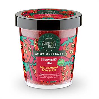Natura Siberica Body Desserts Strawberry Jam Deep Cleansing Body Scrub 450ml
