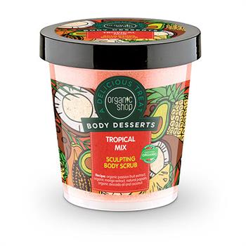 Natura Siberica Organic Shop Body Desserts Tropical Mix Sculpting Body Scrub 450ml