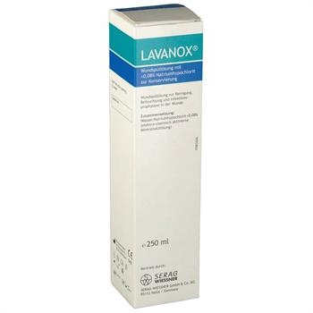 Lavanox Διάλυμα Έκπλυσης Τραυμάτων με Υποχλωριώδες Νάτριο 0,08% 250ml