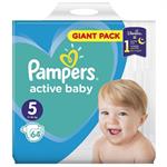 Pampers Active Baby Dry Giant Pack No 5 (11-16kg) Πάνες 64 τμχ