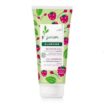 Klorane Junior 2 in 1 Shower Gel Raspberry 200 ml