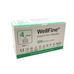 WellFine Insulin Pen Needles 32G (0.23) x 4 mm 100 τμχ