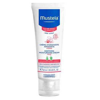Mustela Soothing Moisturizing Cream Καταπραϋντική Κρέμα Ενυδάτωσης Για Το Πρόσωπο 40 ml