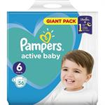 Pampers Active Baby Μέγεθος 6 (13-18KG) 56 τμχ
