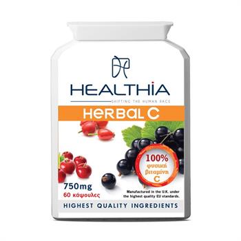 Healthia Herbal C Vitamin 750mg 60 caps