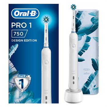 Oral-B Pro 1 750 Blue Design Edition & Δώρο Θήκη Ταξιδιού