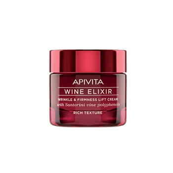 Apivita Wine Elixir Wrinkle & Firmness Lift Cream Rich Texture 50ml