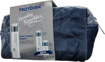 Frezyderm Beauty Sparkles Neck Contour Cream 50ml, Dermiox Cream 15ml, Eye Cream 5ml & Cosmetic Bag