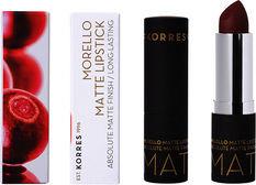 Korres Morello Matte Lipstick 55 Burgundy Leather 1Τεμάχιο