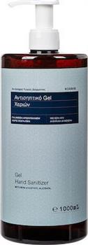 Korres Gel Hand Sanitizer Αντισηπτικό Gel Χεριών 80% με Αντλία 1000ml 1Τεμάχιο