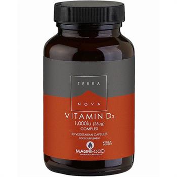 TerraNova Vitamin D3 1000iu Complex 50 caps