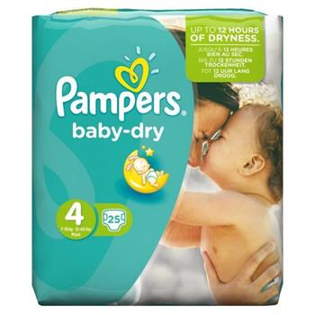 Pampers Baby Dry No 4 Maxi 7-18Kg 25 Πάνες