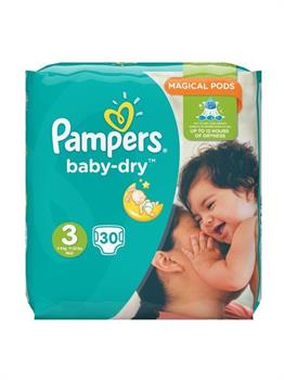 Pampers Baby Dry No3 Magical Pods 5-9Kg 30 Πάνες