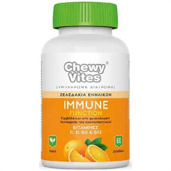 Vican Chewy Vites Adults Immune Function Vitamins C, D, B6 & B12 60 ζελεδάκια