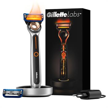 Gillette Labs Heated Razor Kit Θερμαινόμενη Ξυριστική Μηχανή + Ασύρματη Βάση Φόρτισης + 2 Ανταλλακτικά