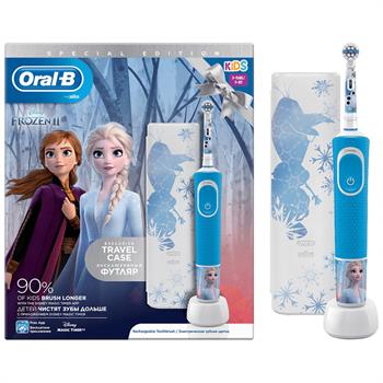 Oral-B Kids Special Edition Frozen Ηλεκτρική Οδοντόβουρτσα & Δώρο Θήκη Ταξιδίου