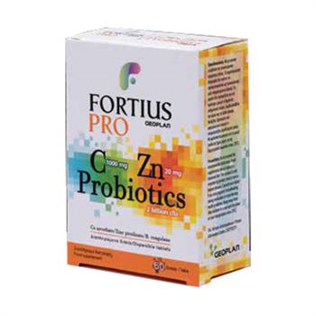 Geoplan Fortius C + Zn + Probiotics 60 δισκία
