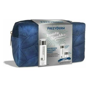 Frezyderm Beauty Sparkles Anti-Wrinkle Rich Night Cream 50ml, Anti-Wrinkle Rich Day 15ml, Eye Cream 5ml & Cosmetic Bag