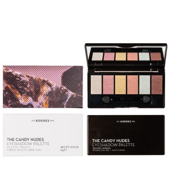 Korres Volcanic Minerals Eyeshadow Palette Candy Nudes 6gr