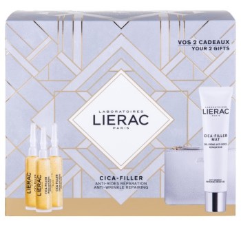 Lierac Promo Cica-Filler Serum 3x10ml & ΔΩΡΟ Cica-Filler Mat Gel-Cream 40ml & Δερμάτινο Πορτοφόλι