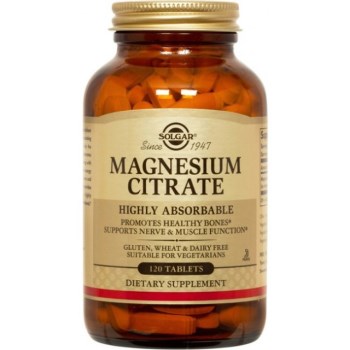 Solgar Citrate Magnesium 200mg 120tabs