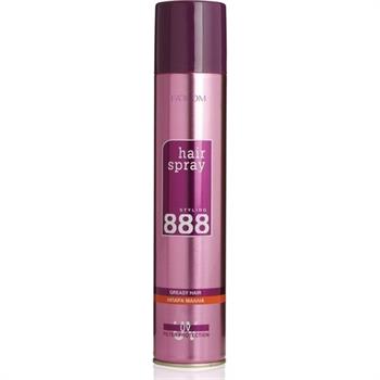 Farcom Styling 888 Strong Hold Hair Spray Oily hair 400ml