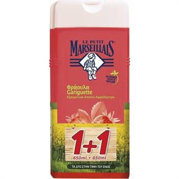 Le Petit Marseillais Provence Strawberry Gentle Shower + Bath Cream 2 x 650ml