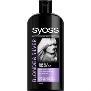 Syoss Blonde + Silver Purple Shampoo 500ml