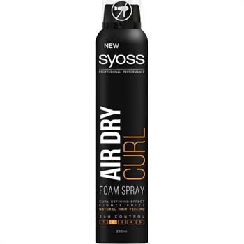 Syoss Airdry Curls Foam Spray 200ml