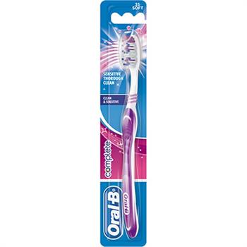Oral-B Complete Clean + Sensitive 35 Soft Μωβ