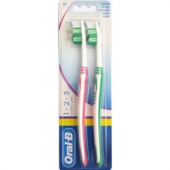 Oral-B 123 Classic Care Medium 2τμχ
