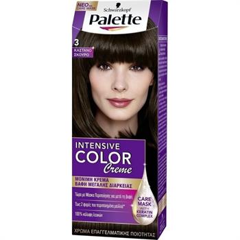 Schwarzkopf Palette Intensive Color Creme 3 Καστανό Σκούρο 50ml
