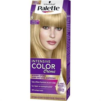 Schwarzkopf Palette Intensive Color Creme 9 Ξανθό Πολύ Ανοιχτό 50ml