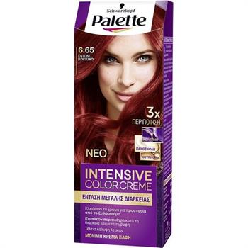 Schwarzkopf Palette Intensive Color Creme 6.65 Έντονο Κόκκινο 50ml