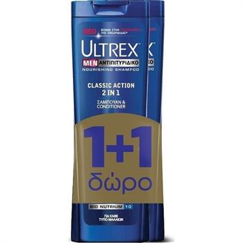 Ultrex Classic Action 2 σε 1 Αντιπιτυριδικό 2x360ml