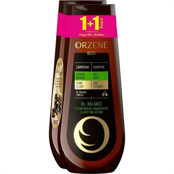 Orzene Beer Oil Balance Shampoo 2 x 400ml
